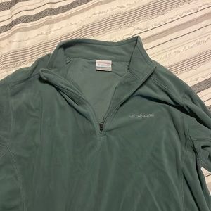 Men’s Columbia fleece green Size Large Klamath Range